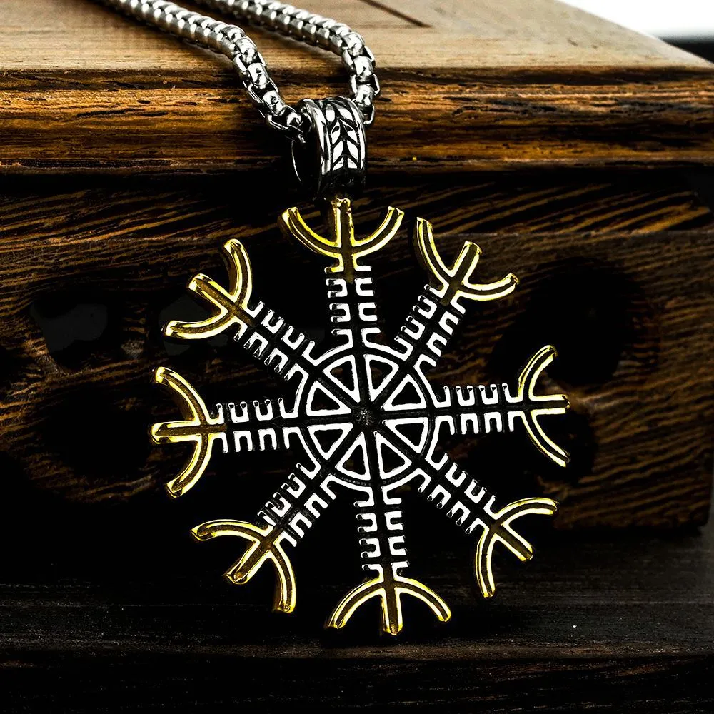 Norse Enigma - Viking Titanium Steel Pendant by The Nevermore