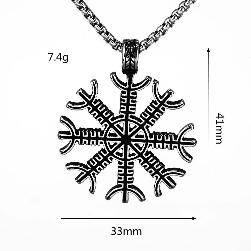Norse Enigma - Viking Titanium Steel Pendant by The Nevermore