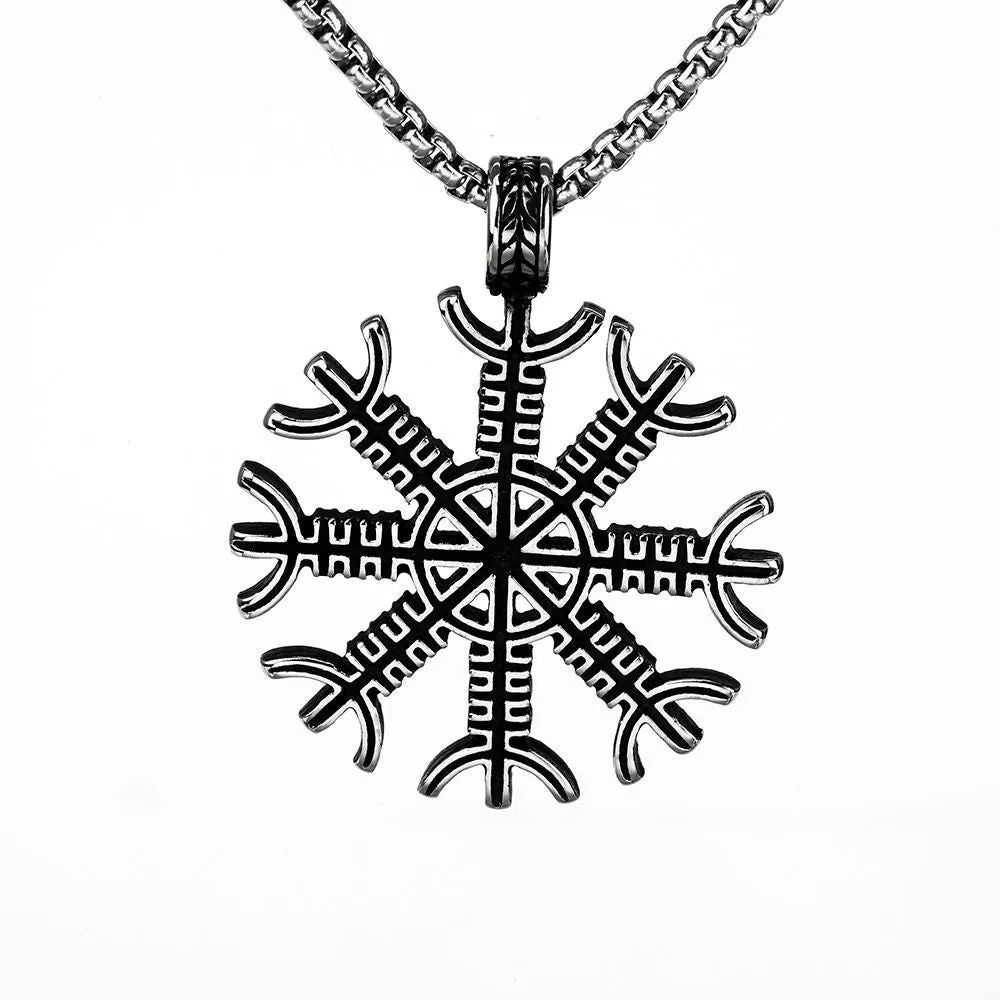 Norse Enigma - Viking Titanium Steel Pendant by The Nevermore