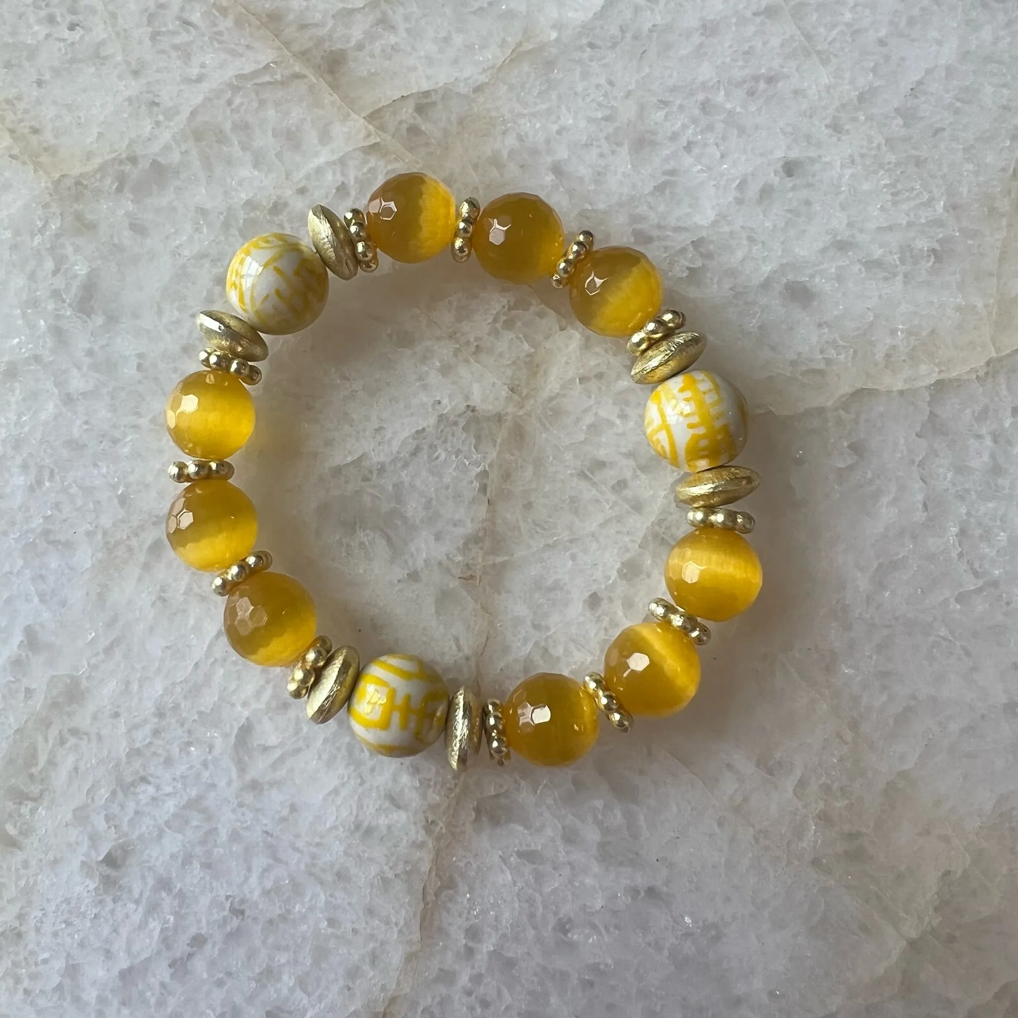 Ocean Water Chinoiserie Bracelet