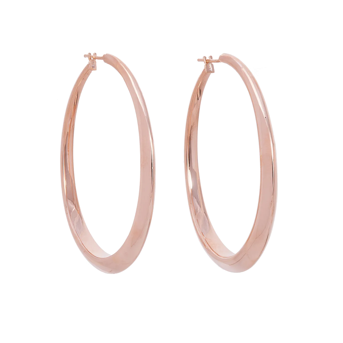 Oval Hoop Earrings