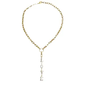 Pamela Love Paperclip Necklace - Gold