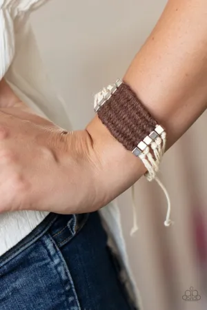 Paparazzi Bracelet ~ Beachology - Brown