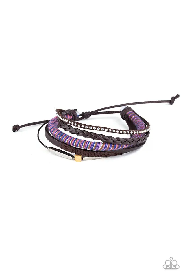 Paparazzi Bracelet ~ Wander-Struck - Brown