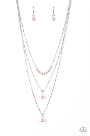 Paparazzi High Heels And Hustle Pink Short Necklace