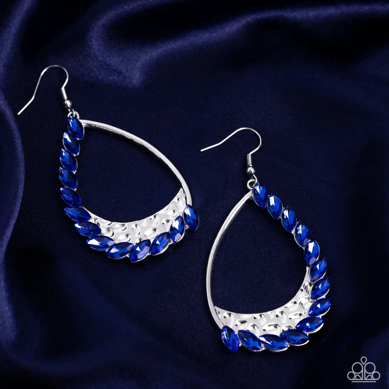 Paparazzi Looking Sharp - Blue Earrings