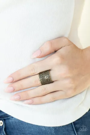 Paparazzi Ring ~ Butterfly Bayou - Brass