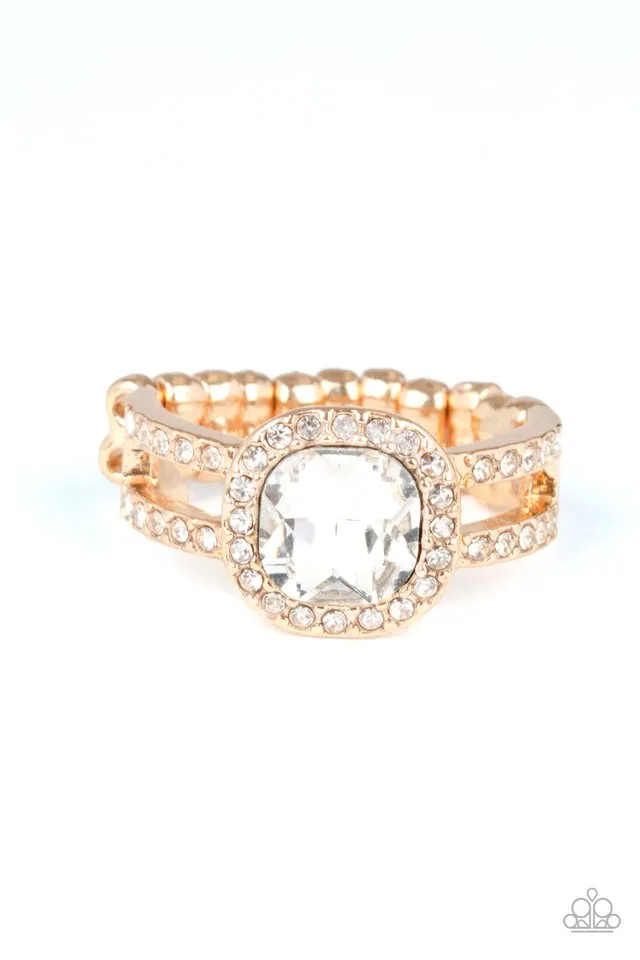 Paparazzi Ring ~ Countess Charm - Gold