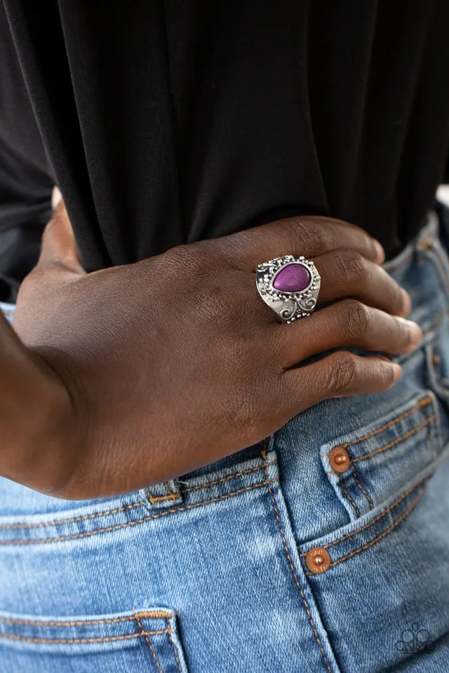 Paparazzi Ring ~ Desert Dream - Purple