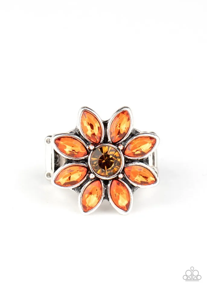 Paparazzi Ring ~ Prismatic Petals - Orange
