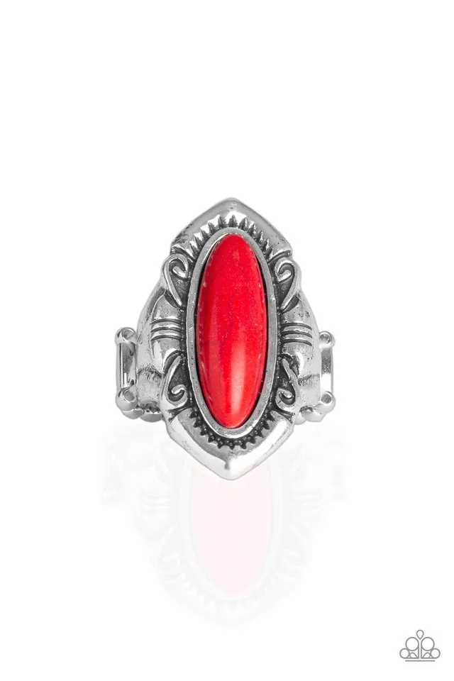 Paparazzi Ring ~ Santa Fe Serenity - Red