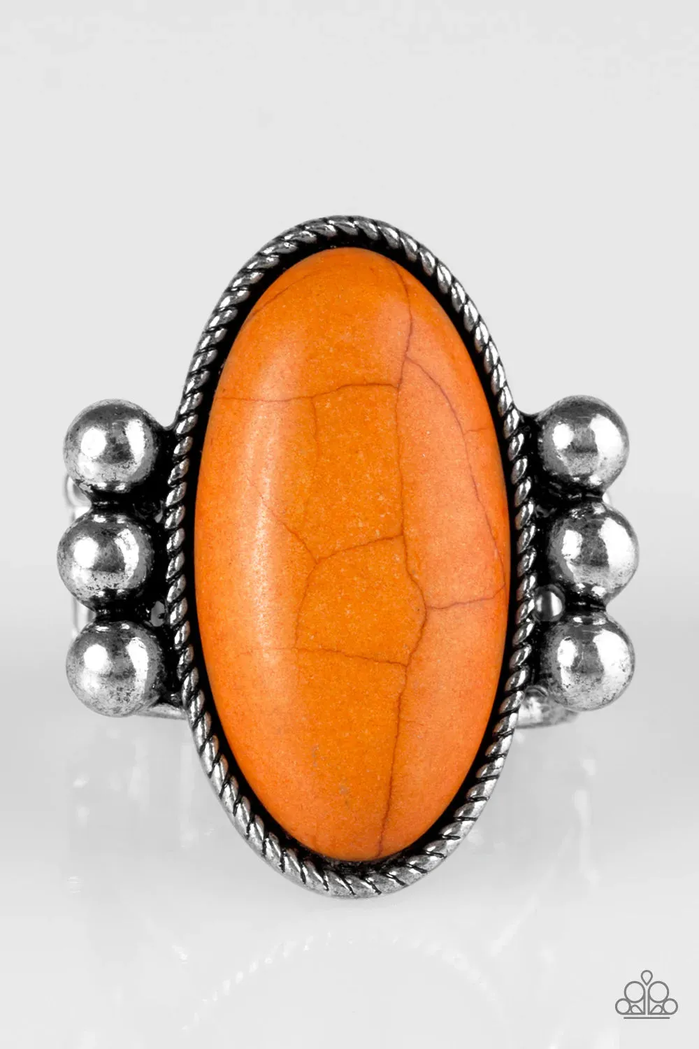 Paparazzi Ring ~ Skipping SANDSTONES - Orange