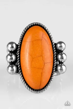 Paparazzi Ring ~ Skipping SANDSTONES - Orange