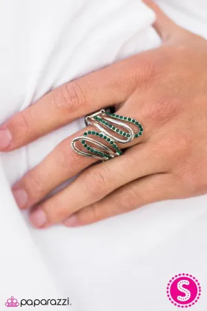 Paparazzi Ring ~ Wingspan - Green