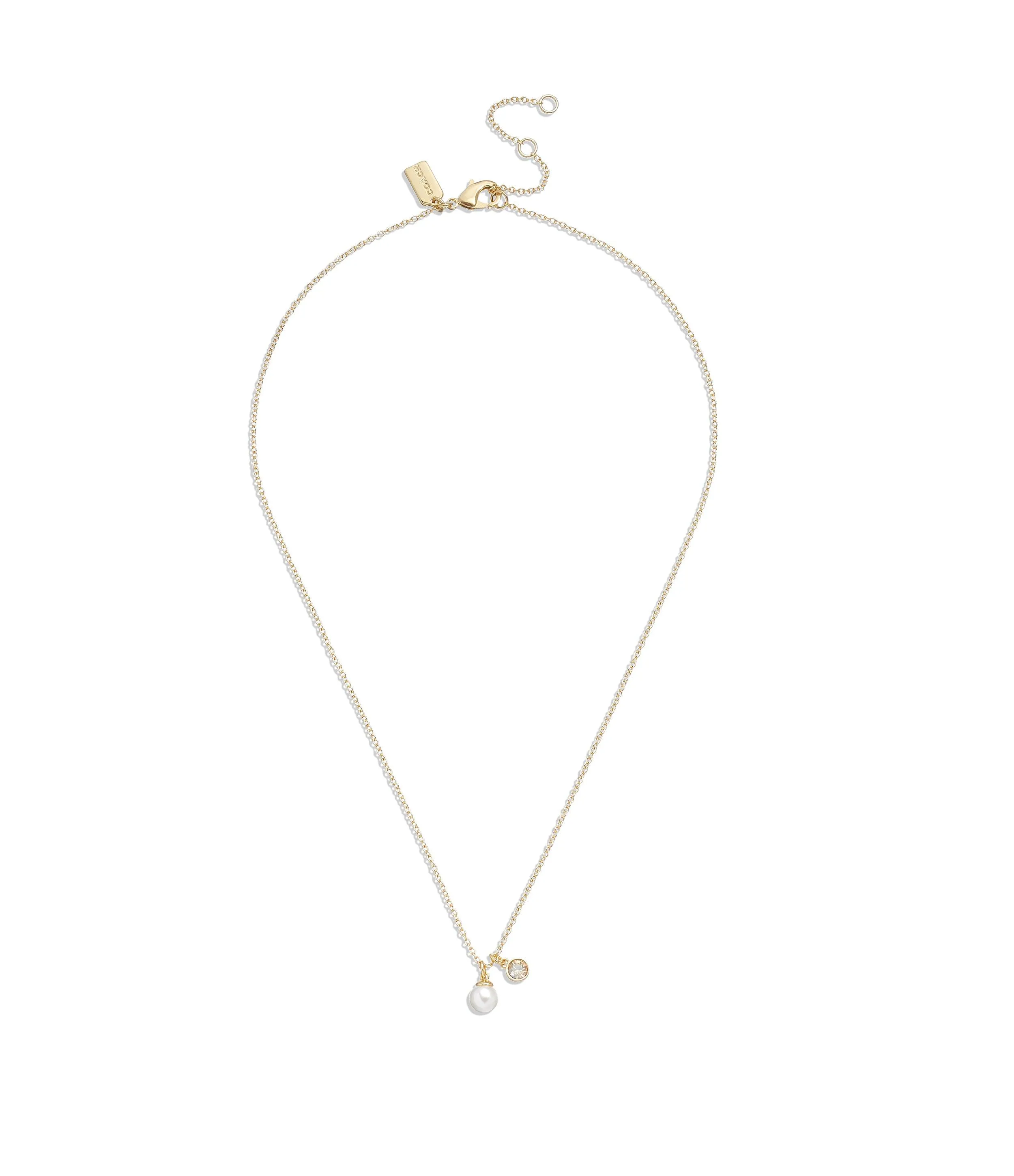 Pearl Charm Pendant Necklace