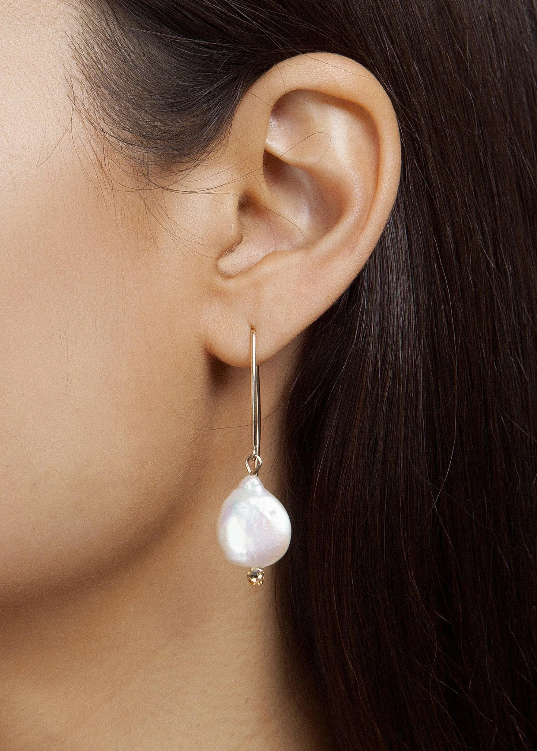 Pearl Hook Earrings