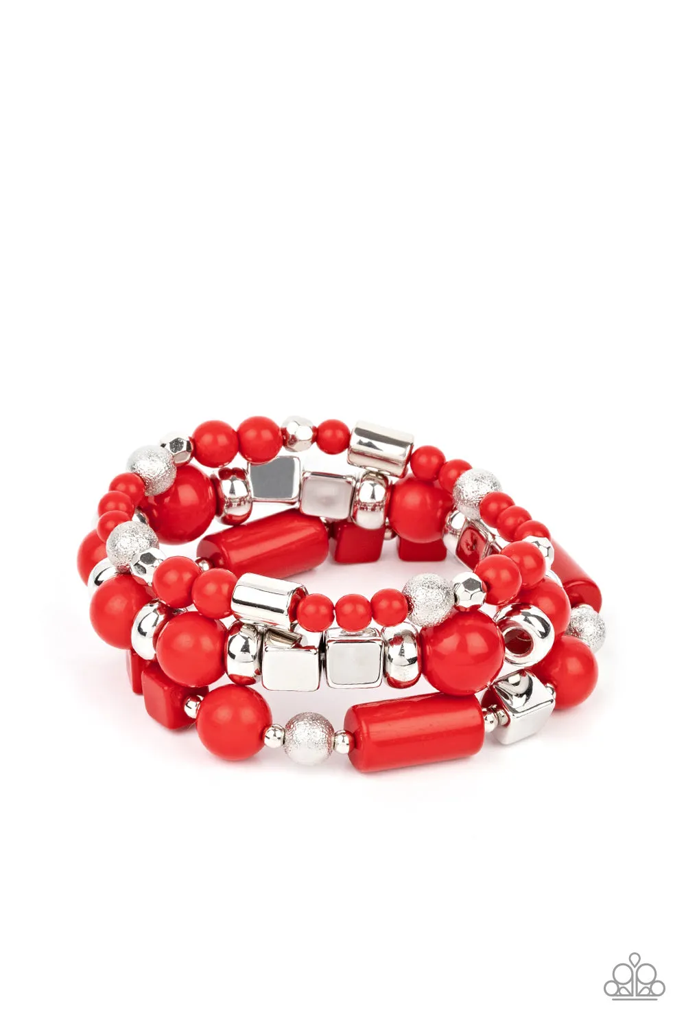 Perfectly Prismatic - Red - Paparazzi Accessories