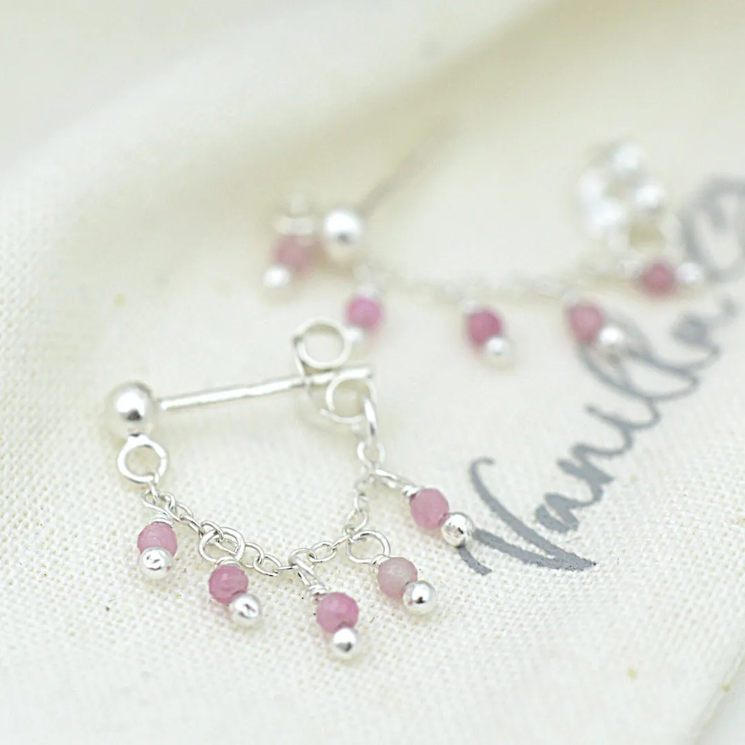 Pink Petal Studs