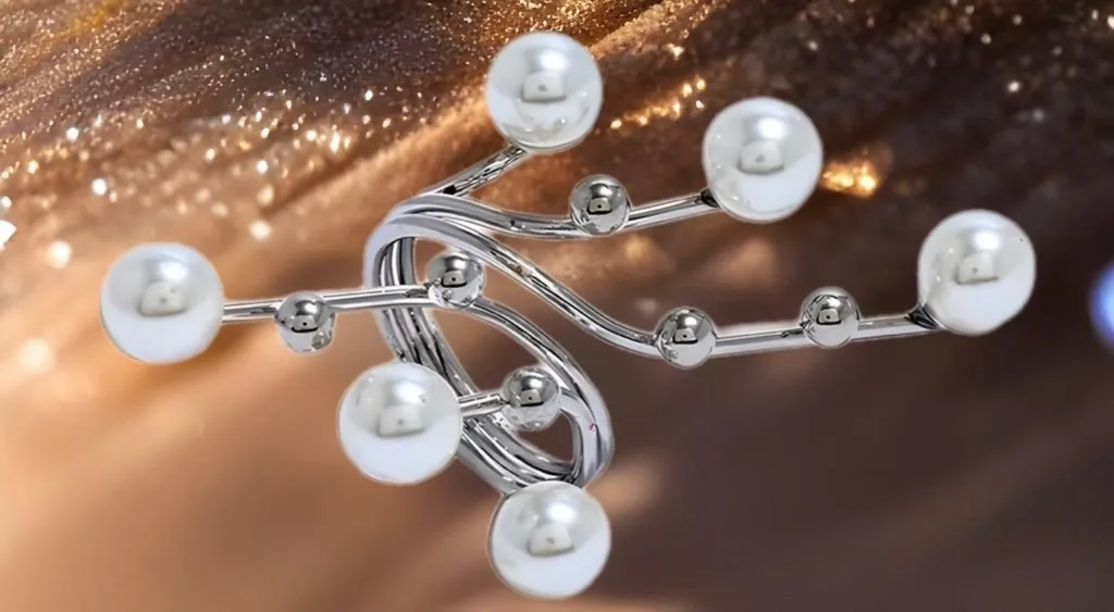 Queen Status Pearl statement ring