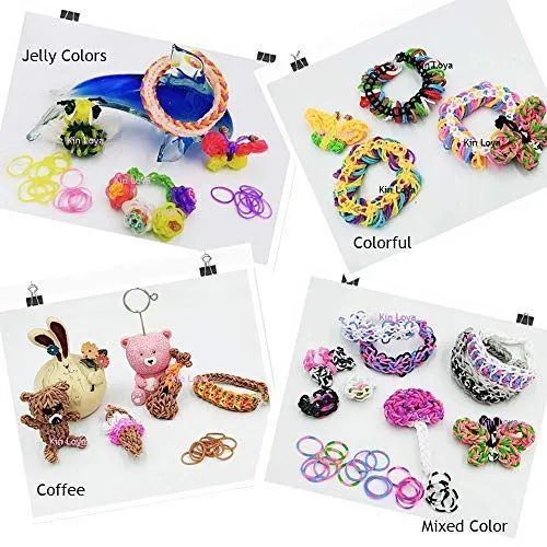 Rainbow Color DIY Loom Band Kit (Apple Shape)