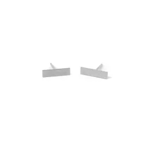 Rectangle Studs (Silver)