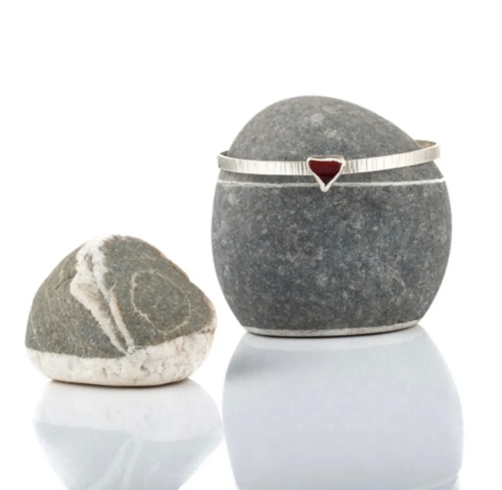 Red Sea Glass Bangle