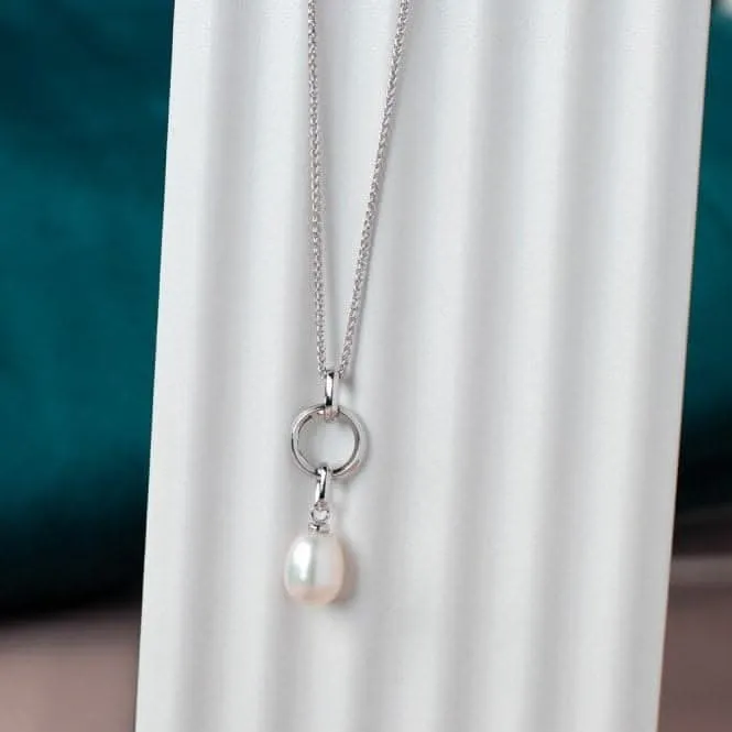 Revival Astoria Pearls Teardrop Pearl 22" Necklace 90431FP