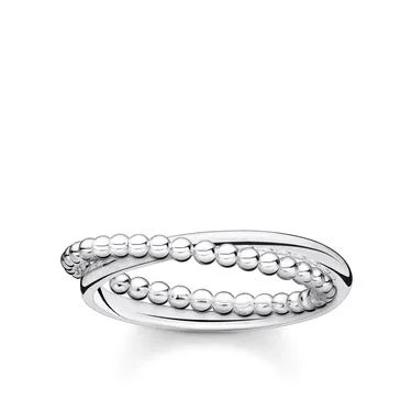 Ring Double Dots Silver | Thomas Sabo