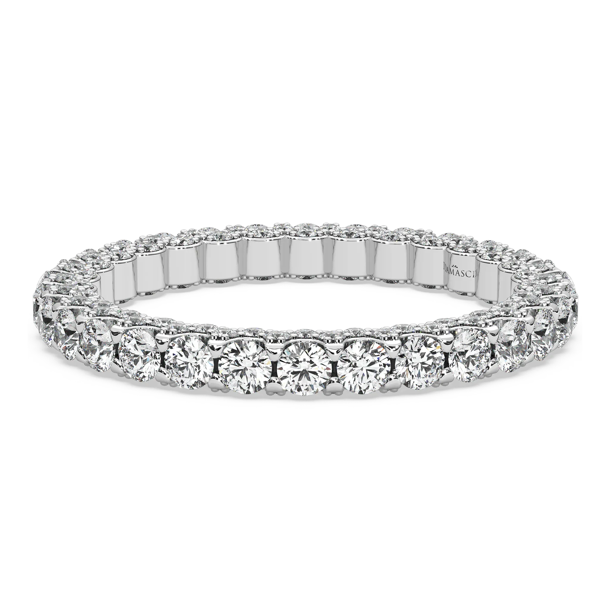 Round Diamond Eternity Ring in U-Gallery (1.50 T.C.W)