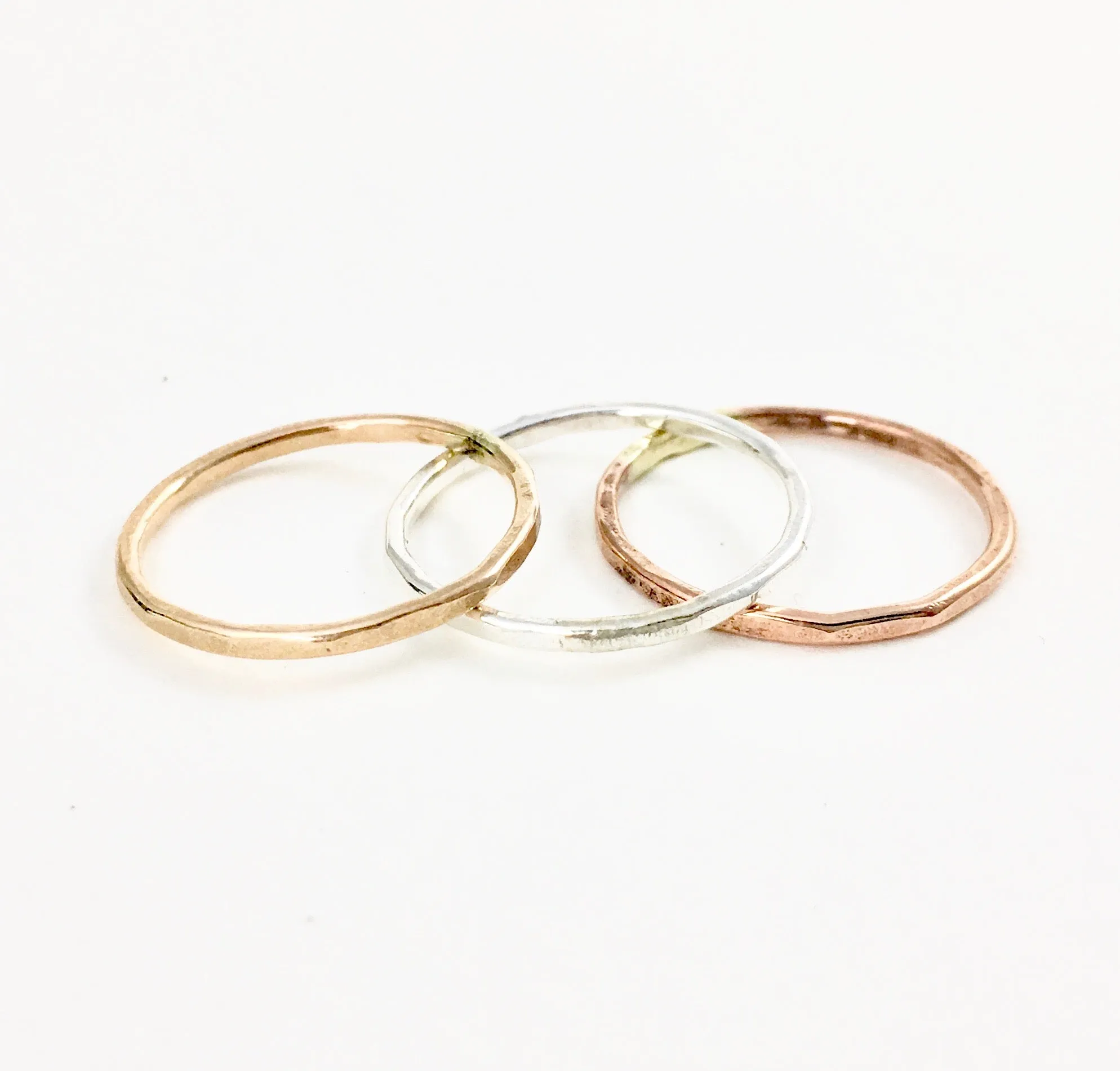 Rustic Stacking Rings