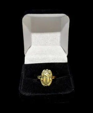 Scarab Ring - Brass
