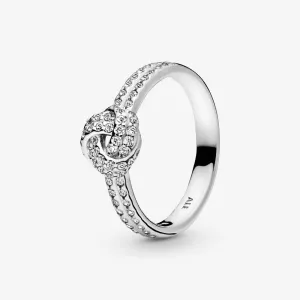 Shimmering Knot Ring