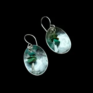 Sierra Verde Earrings, Silver