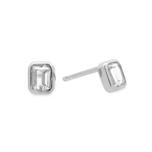 Silver Blanca Studs