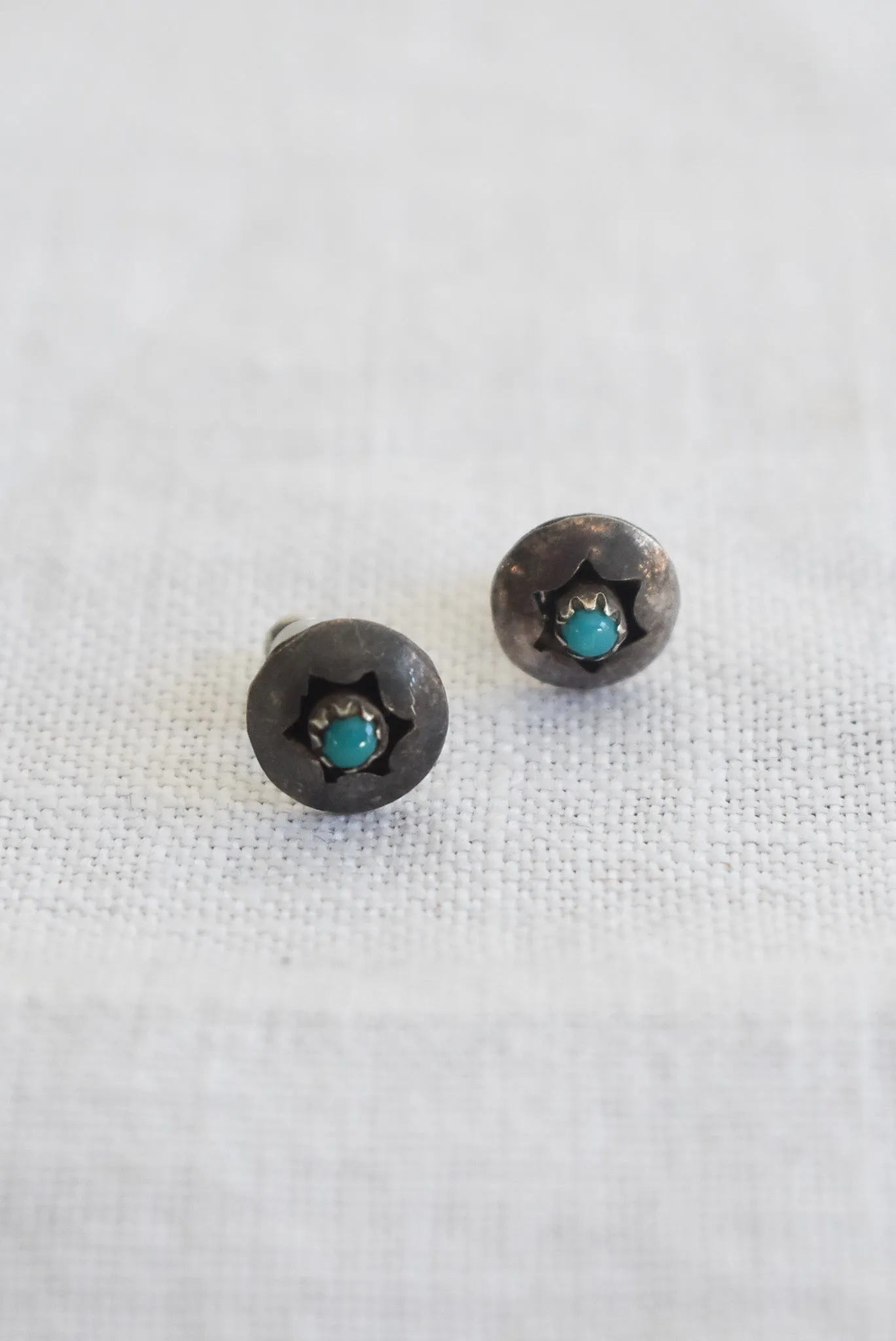 Silver star studs