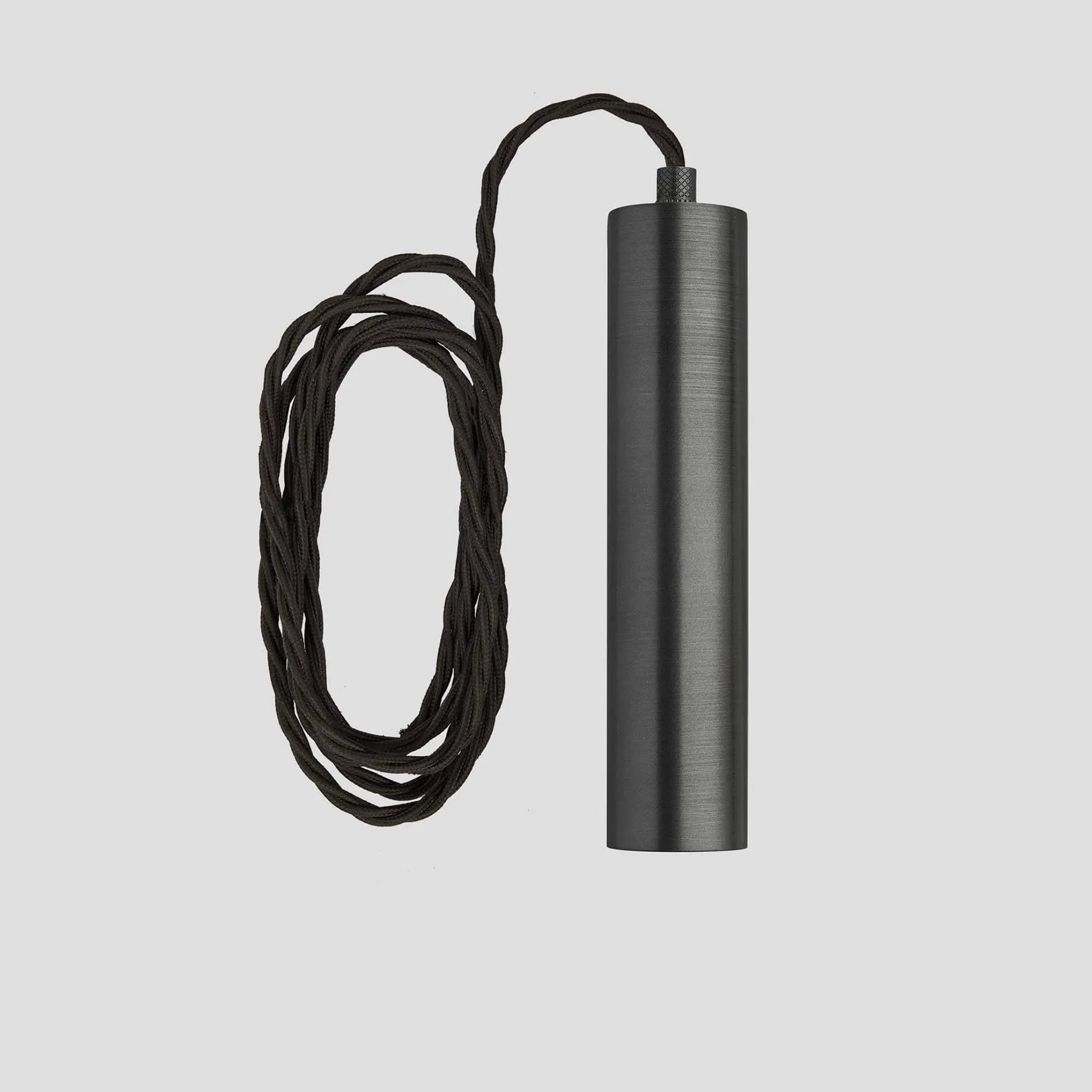 Sleek Cylinder 5 Wire Cluster Lights - Pewter