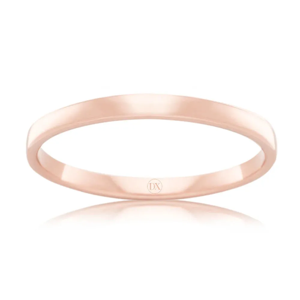 Soft Dome 2.5mm - 18ct Rose Gold