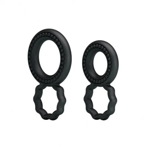 Soft Flexible Silicone Cock and Balls Penis Ring