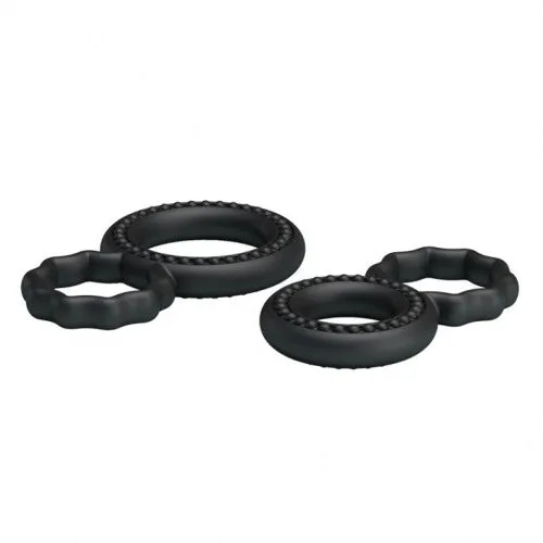 Soft Flexible Silicone Cock and Balls Penis Ring