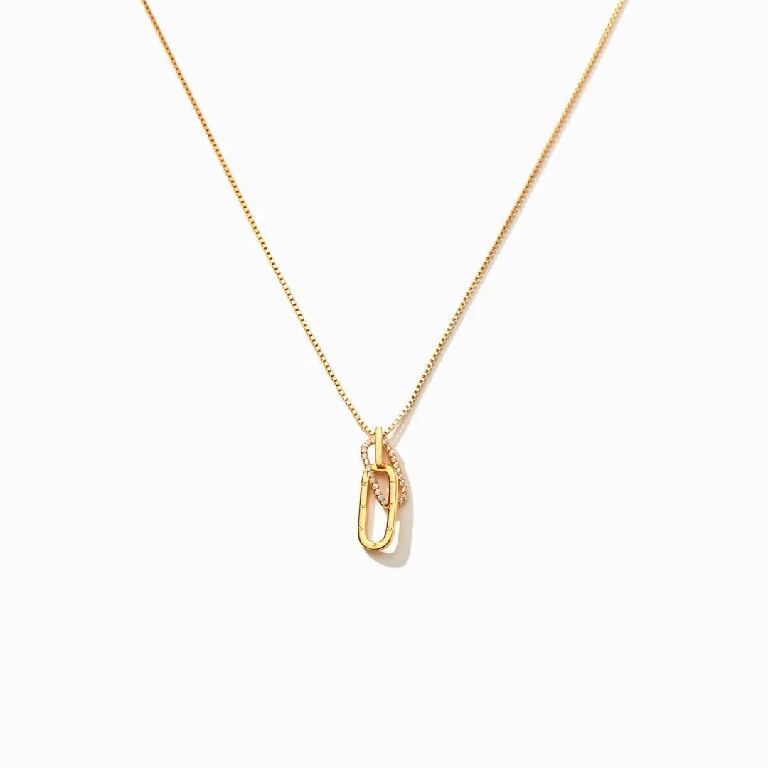 Special Bond Rectangle Interlocking Necklace