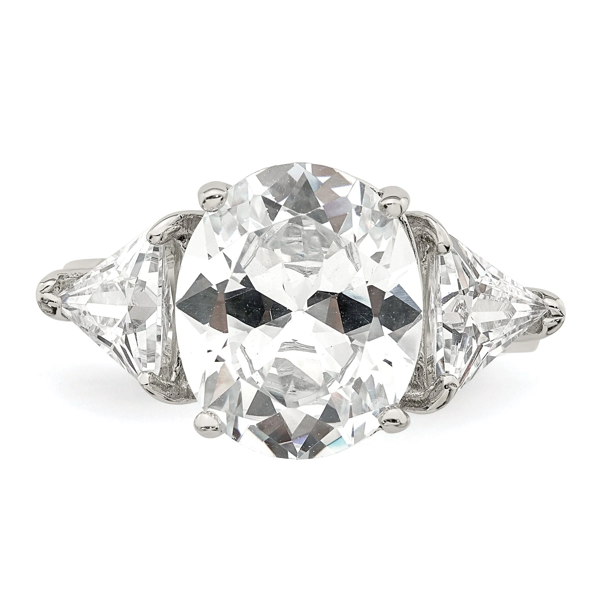 Sterling Silver Cubic Zirconia Ring