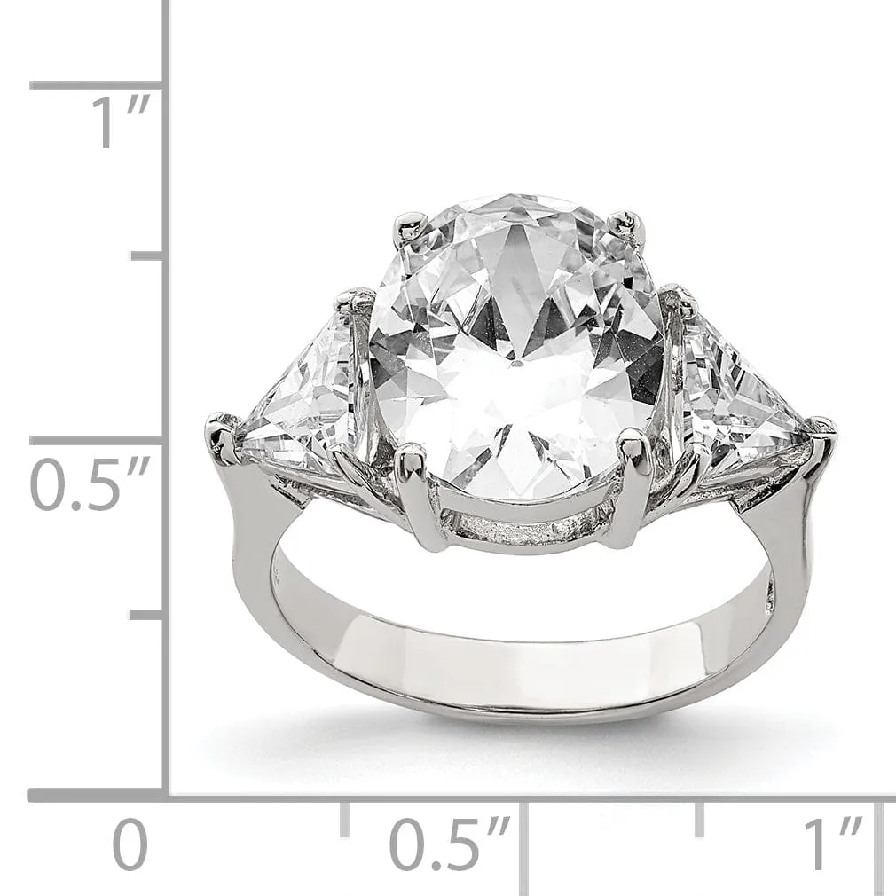 Sterling Silver Cubic Zirconia Ring