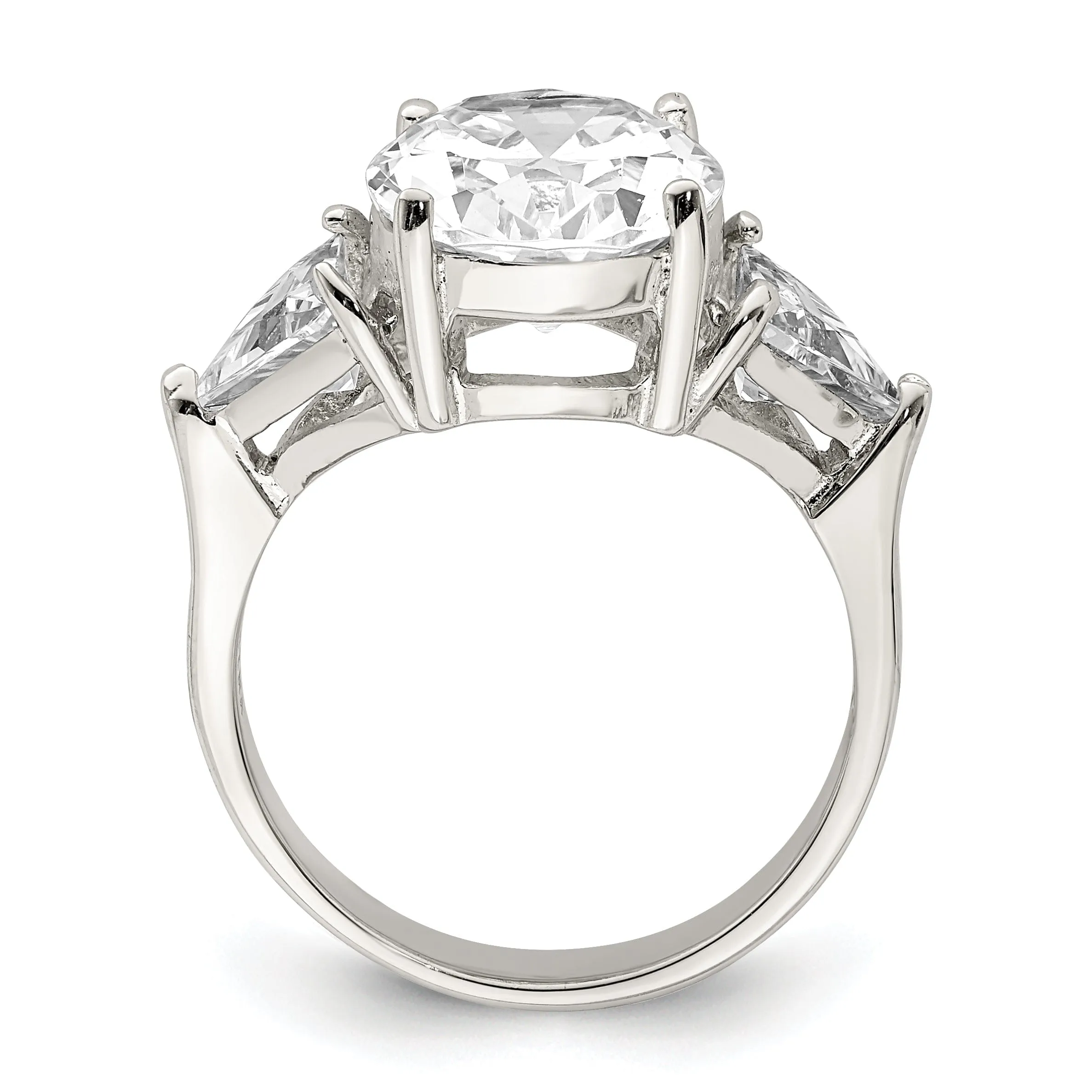 Sterling Silver Cubic Zirconia Ring
