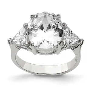 Sterling Silver Cubic Zirconia Ring
