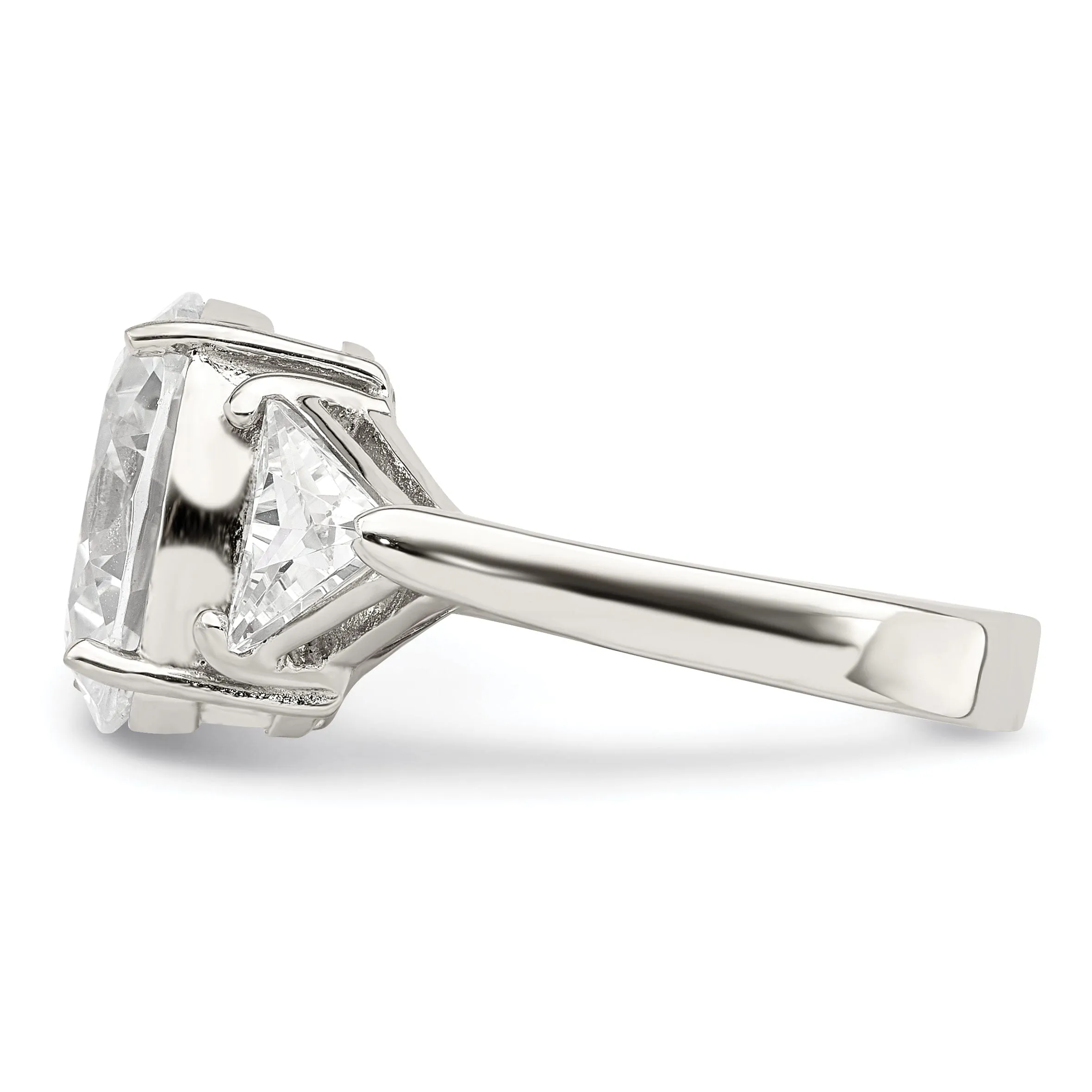 Sterling Silver Cubic Zirconia Ring