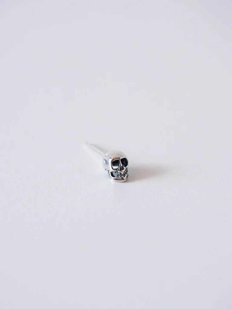 Sterling Skull Studs