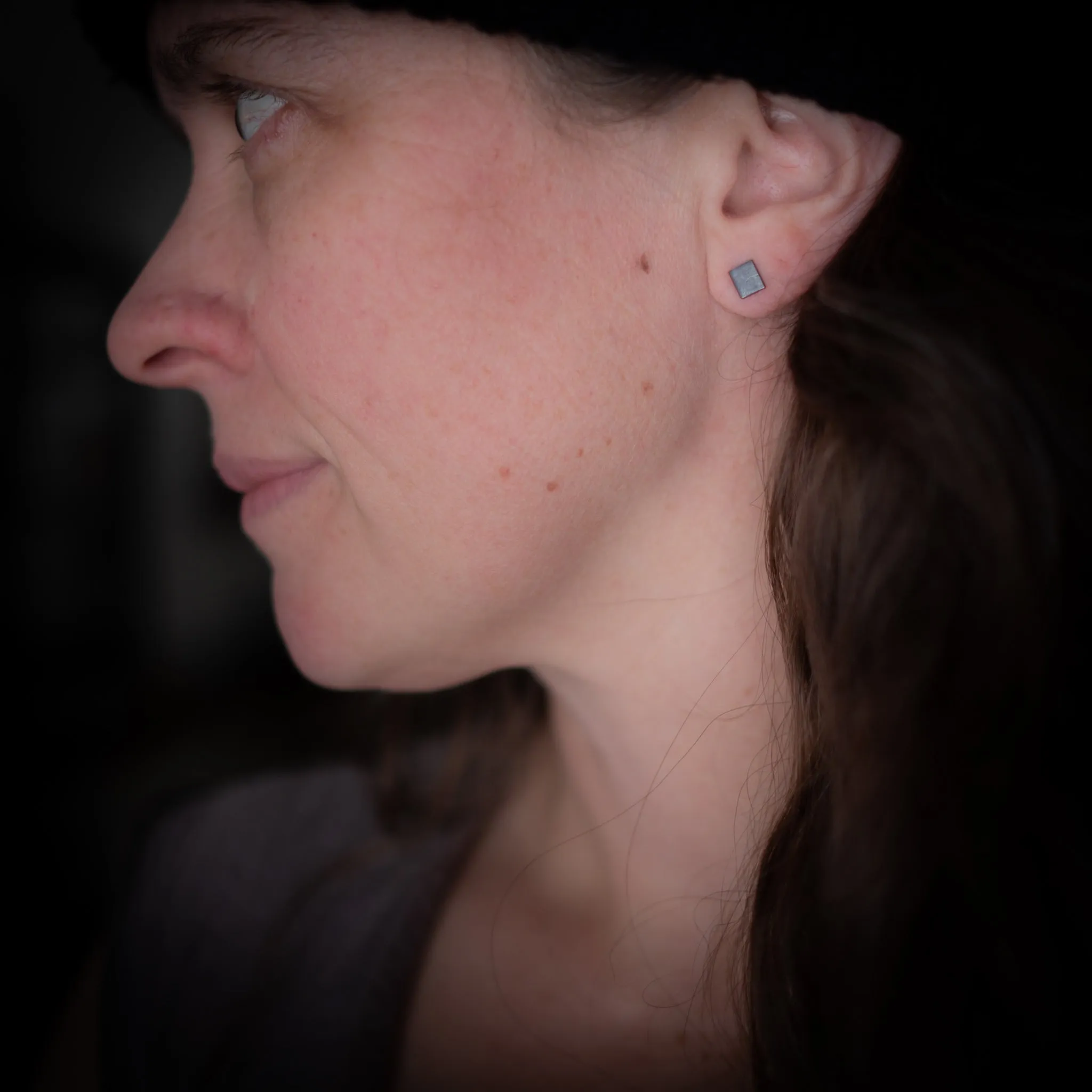 Stud Earrings (Square)