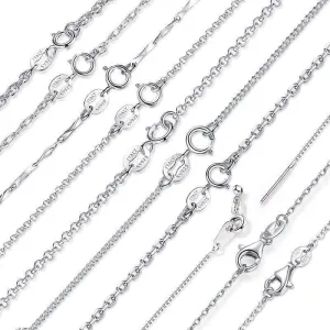 Stunning Silver Lobster Claw Clasp Necklace