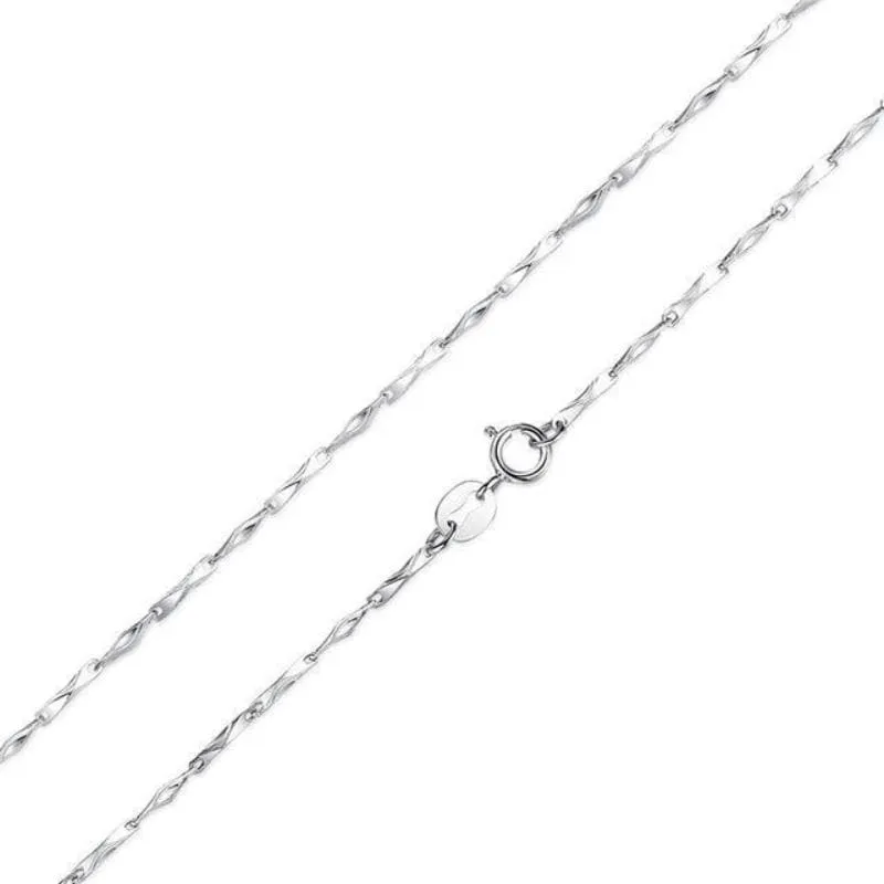 Stunning Silver Lobster Claw Clasp Necklace