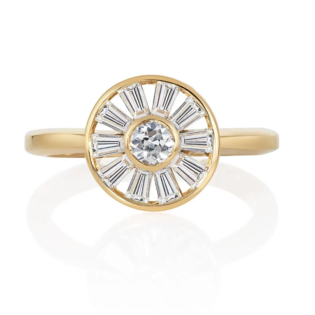 Surya Deco Target Ring